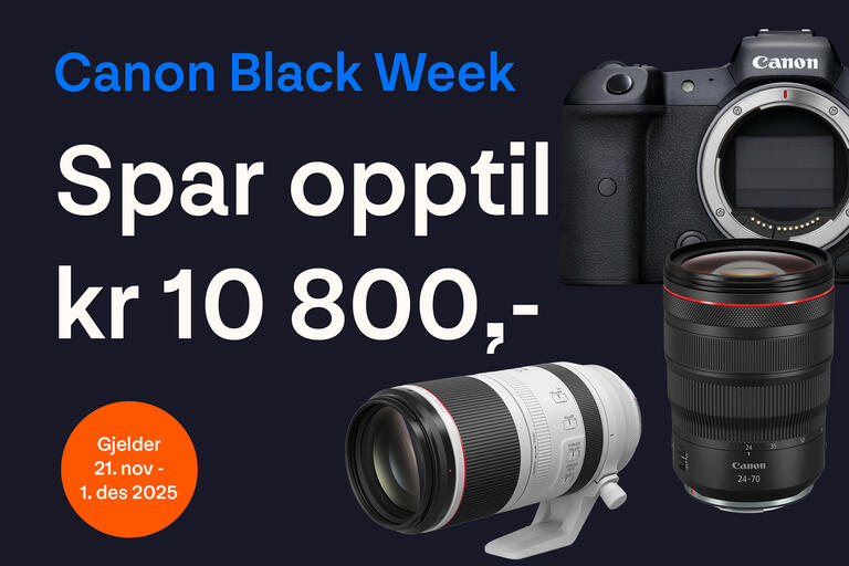 Canon Black Week-tilbud